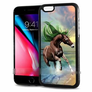 iPhone 6 6S アイフォン シックス エス ユニコーン 一角獣 馬 スマホケース アートケース スマートフォン カバー