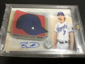  topps tribute 2024 tip of the cap autograph card bobby witt jr. 直筆サインカード ☆5枚限定☆