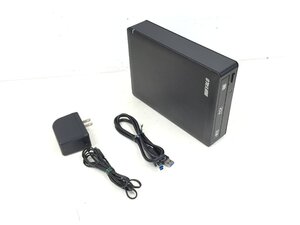 BUFFALOブルーレイドライブ BRXL-16U3V 16倍速書き込み BDXL対応 外付　USB3.0　動作確認済　中古品 ( 管：2C3-M6)