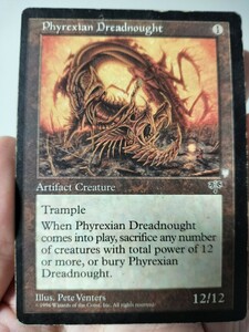 MTG ミラージュ　ファイレクシアン・ドレッドノート/Phyrexian Dreadnought　英語版