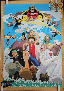 ○ワンピース/ＯＮＥ PIECE ねじまき島の冒険 ポスター 古道具のgplus広島 2501s1