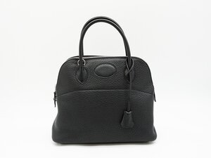 ♪☆◇新品同様【HERMES エルメス】ボリード31 ハンドバッグ ブラック/シルバー金具