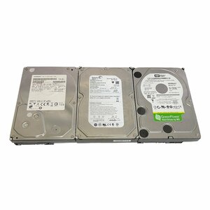 【ジャンク品】 ハードディスク HITACHI / Western Digital / Seagate 3つセット L37806RZZ