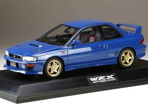 Hobby JAPAN 1/18 スバル インプレッサ WRX type R STi Version IV V-Limited (GC8) 1998 ソニックブルーマイカ(HJ1812ELBL)