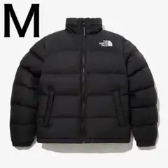 M ノースフェイスマットブラック艶なし黒ヌプシダウンジャケットNUPTSE