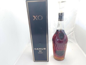 【同梱可】CAMUS　XO　COGNAC　箱付　カミュ　コニャック　ブランデー 　ロングネック　スリムボトル　700ml　40％　古酒 