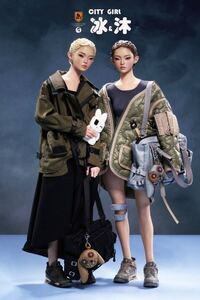 Mr.Z Model Studio 1/6 シティー ガール 沐 & 氷 2体セット 未開封新品 CG001-A CG001-B City girl Mu & Bing 検) ホットトイズ verycool 