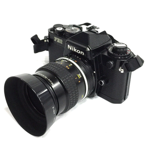 1円 Nikon FE2 Micro-NIKKOR 55mm 1:2.8 一眼レフ マニュアルフォーカス フィルムカメラ 光学機器 C052114