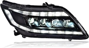 ヘッドライトアセンブリ Crider 2013-2018 用 LED DRL LED レンズロービーム LED シーケンシャルウインカー LED レンズハイビーム