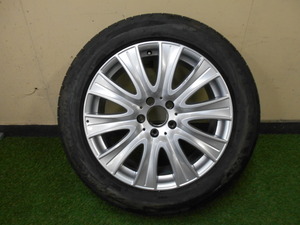 ベンツ Sクラス W222 タイヤホイール1本　18X8J ET41 A2224010902 　タイヤ BRIDGESTONE 245/50R18 管番524