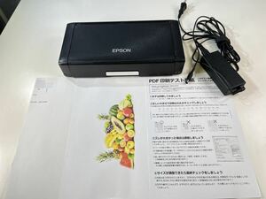 ★動作確認済み EPSON エプソン インクジェットプリンター PX-S05B モバイルプリンター おまけインク付き A4 Wi-Fi 中古品 管理K879