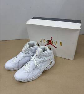 ★R318 / 中古・美品 OVO × NIKE AIR JORDAN 8 RETRO DRAKE "WHITE" AA1239-135 サイズ27cm ★