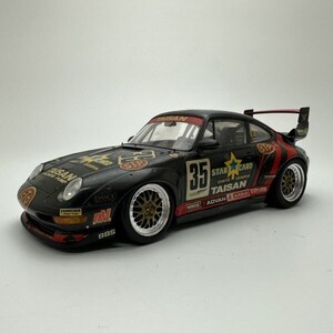 絶版 プラモデル『タミヤ ポルシェ タイサン スターカード ポルシェ911GT2』ノスタルジックカー 旧車 昭和レトロ