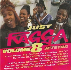 01-27★送料無料★ケース無し★V.A.★JUST RAGGA VOLUME 8★1995年★BUJU BANTON★JIGSY KING★TOP CAT★CHUKKIE STAR★MICHAEL ROSE★