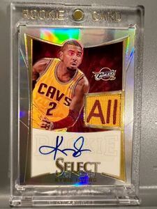 初年度! Select RPA RC Patch Auto Silver Prizm 12 Panini Kyrie Irving カイリー・アービング NBA ルーキー サイン パッチ Mavs All-star