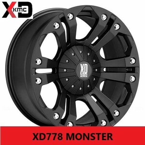 USオフ系! MBK 新品4本 KMC XD778 MONSTER 9.0J 20in IS35 139.7/150 5Hマルチ タンドラ セコイア 200系ランクル に