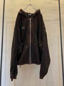 THUG CLUB DEM SOUND ZIP-UP HOODIE パーカー　