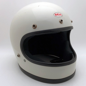 送料無料 BELL STAR 120 WHITE 60cm/ベルスター120白ビンテージヘルメット族ヘルレーサーオンロードハーレーカフェヘルチョッパーIIIII70s