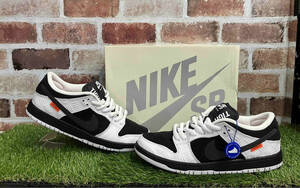 TIGHTBOOTH × NIKE SB/タイトブース/ナイキエスビー/DUNK LOW PRO QS/ダンクロウ/Black and White/FD2629-100/27.5/us9.5