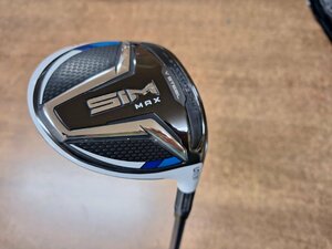 [中古]ヘッドカバー付 Taylormade テーラーメイド SIM MAX シム マックス フェアウェイウッド US仕様 VENTUS BLUE カーボンシャフト