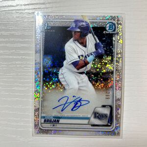 2020 Bowman Chrome Vidal Brujan sparkle refractor auto 299枚限定