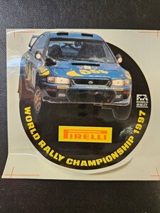 インプレッサ WRX WRC 555 1996 ピレリ ステッカー　レア品　当時物　ビンテージ　ヴィンテージ　昭和レトロ FERRARI フェラーリ スバル