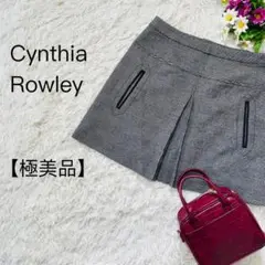 極美品　Cynthia Rowley シンシアローリー　ツイードミニスカート　M