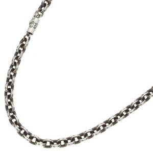 クロムハーツ Chrome Hearts PAPER CHAIN 18/ペーパーチェーン18inch サイズ:18inch シルバーネックレス 中古 GZ11