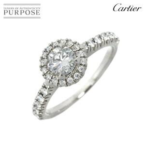 カルティエ Cartier デスティネ リング ダイヤ 0.40ct G/VVS2/EX #48 Pt プラチナ 指輪 DESTINEE Ring 【証明書・鑑定書付き】 90227726