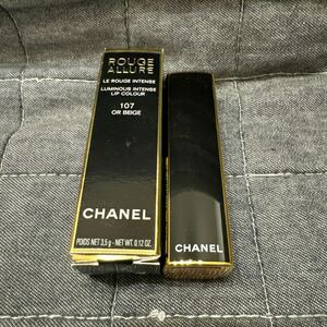 限定 CHANEL シャネル ルージュ アリュール 107 オー ベージュ リップスティックCHANEL ROUGE ALLURE 107 OR BEIGE