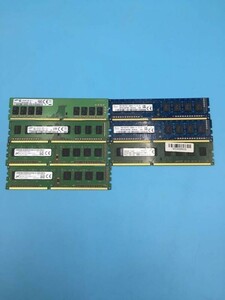 OK7432◆パソコン メモリ 7枚セット SUMSUNG 8GB 1R8 PC4-2400T 4GB PC3-12800U Kingston BPMK16B1503