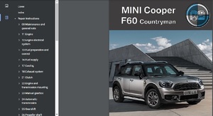 MINI F60 Cooper D クロスオーバー カントリーマン ワークショップマニュアル クーパーD (CooperS JCW One　など他のグレードも選択可能