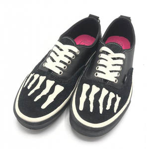 【中古】VANS × Mark SBTG Authentic Black/Mars スニーカー 27.5cm VN000BW5BPR 黒 白 ヴァンズ マークサボタージュ[240010461341]