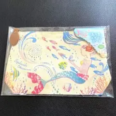 虹色⭐️人魚姫ポーチ 化粧ポーチ 筆箱 ペンケース新品マーメイド沖縄美ら海水族館