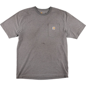 古着 カーハート Carhartt ORIGINAL FIT 半袖 ワンポイントロゴポケットTシャツ メンズL /eaa429504