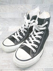 ◇ converse コンバース オールスター M9160 ハイカット スニーカー シューズ サイズ22.5cm ブラック レディース P