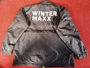 未使用 ◆DUNLOP WINTER MAXX 中綿入り 防寒 ジャケット◆ 黒x黄/ダンロップ ウィンターマックス/ブルゾンF/メンズジャンパー作業着企業物