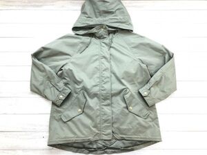 green label relaxing グリーンレーベル リラクシング UNITED ARROWS M-51型 ショート丈 モッズコート ジャケット レディース 34 カーキ系