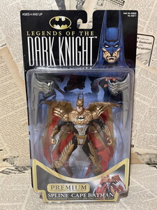 ☆1990年代/バットマン/アクションフィギュア/即決Legends of the Dark Knight/Batman/Action Figure(Spline Cape Batman/MOC) DC-034