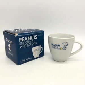 【23295】スヌーピー マグカップ ピーナッツ ウッドストック PEANUTS SNOOPY&WOODSTOCK MUG 非売品 食器 経年保管品 中古 梱包60サイズ