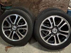 ホンダ　N-BOX Custam JF1 155/65R/14. 純正ホイール14インチ4.5J HONDA PCD100 4穴　40 ハブ径56