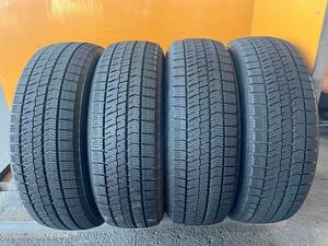 【5472】★【送料無料】★185/60R16 4本セット冬タイヤバリ山BRIDGESTONE BLIZZAK VRX2 2019年