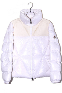 MONCLER モンクレール ARABETTE ナイロン 切替 ダウンジャケット 2 WHITE ホワイト G20931A00011 ルーマニア製 国内正規品 /●☆ レディー