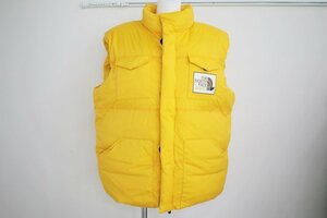 ◎ 中古美品 GUCCI グッチ THE NORTH FACE ノースフェイス コラボ ダウンベスト Lサイズ イエロー レッド メンズ レディース