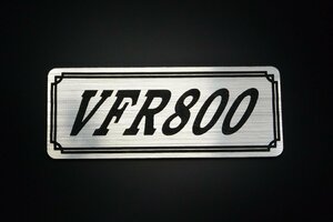 E-253-2 VFR800 銀/黒 オリジナル ステッカー ホンダ スクリーン アッパーカウル カスタム フェンダーレス 外装 タンク サイドカバー