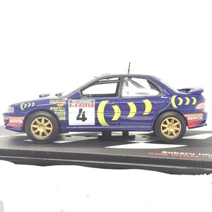 ケース付 1/43 スバル インプレッサ 555 GC8 WRC ラリー 1995年 Subaru IMPREZA インプレッサ555 Rally 4番 ウェールズ 1円〜　060504