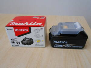 25780 新品 未使用 makita マキタ リチウムイオンバッテリ バッテリー 18v 6.0Ah BL1860B A-60464 残量表示付き 電動工具