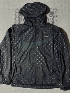 FCRB POLKA DOT PRACTICE JACKET BLACK S NIKE f.c.r.b