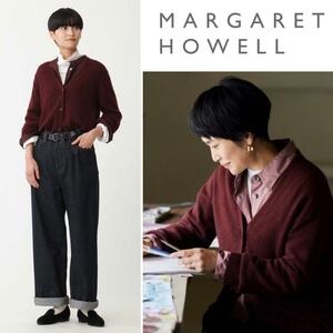 マーガレットハウエル 22AW 定価5.9万 美品 カシミヤコットンカーディガン