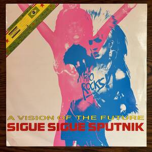 【12"】Sigue Sigue Sputnik - Rio Rocks [12SSS6] Parlophone UK Original ジグ・ジグ・スパトニック B面収録 ノンビート・コズミック